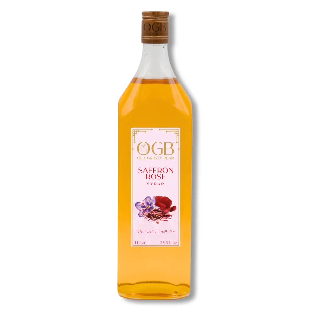 نكهة الورد بالزعفران