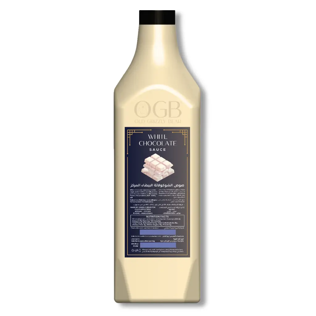 WHITE CHOCOLATE SAUCE 2L