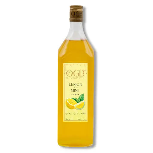 نكهة الليمون مع نعنع